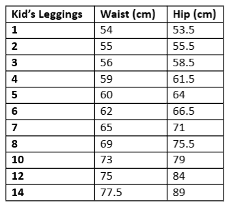 Kid's Leggings - Coral Sea