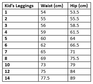 Kid's Leggings - Coral Sea
